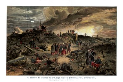 Interiør av Malakoff, 8. september 1855, 1900. av William Crimea Simpson