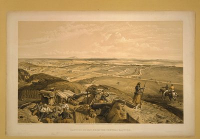 Bastion du Mat, Sevastopol, 1855 av William Crimea Simpson