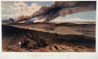 Redan og de britiske skyttergravene av William Crimea Simpson