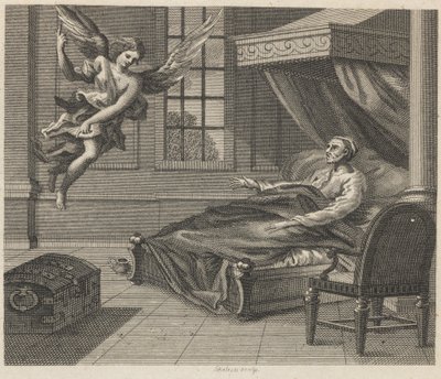 Den syke mannen og engelen av William Skelton