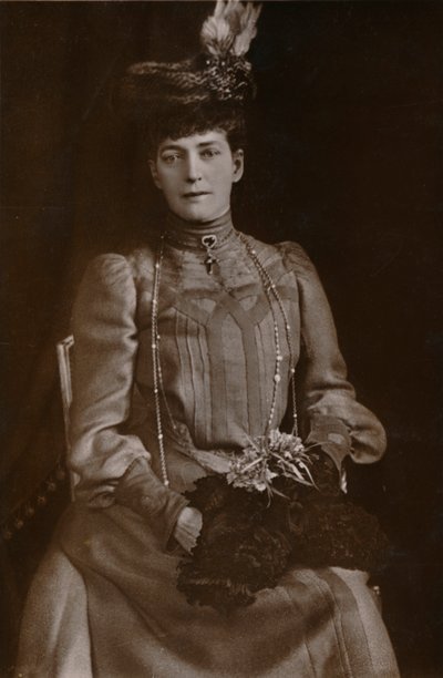 Alexandra, dronningkonsort av kong Edward VII av Storbritannia, 1905 av William Slade Stuart