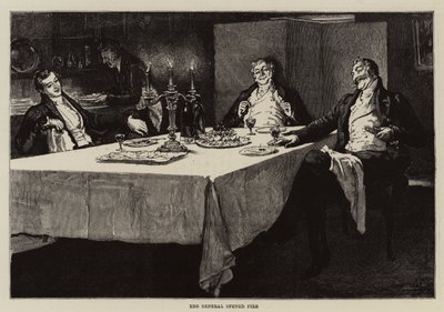 Illustrasjon for Thirlby Hall, av W E Norris av William Small