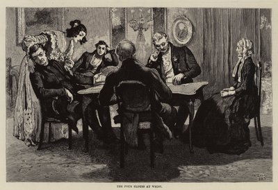 Illustrasjon for Thirlby Hall, av W E Norris av William Small