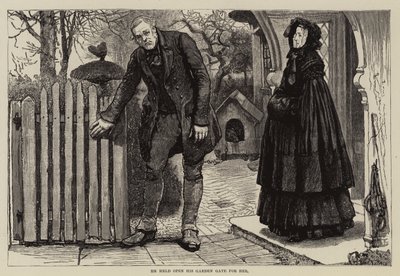 Illustrasjon for Thirlby Hall, av W E Norris av William Small