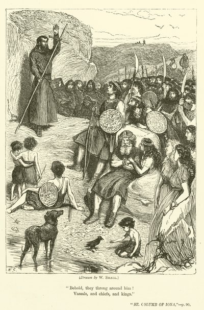 St Columb of Iona av William Small