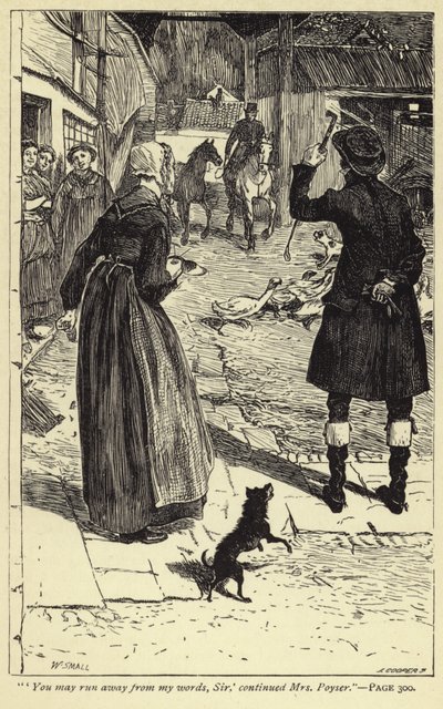«Du kan stikke av fra mine ord, sir», fortsatte fru Poyser av William Small