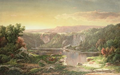 Mountain Lake nær Piedmont, Maryland av William Sonntag