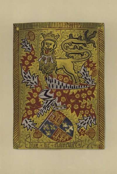 Sir George Plantagenet, jarl av Warwick og Salisbury, og hertug av Clarence, 1461-1477-8 (chromolitho) av William St John Hope