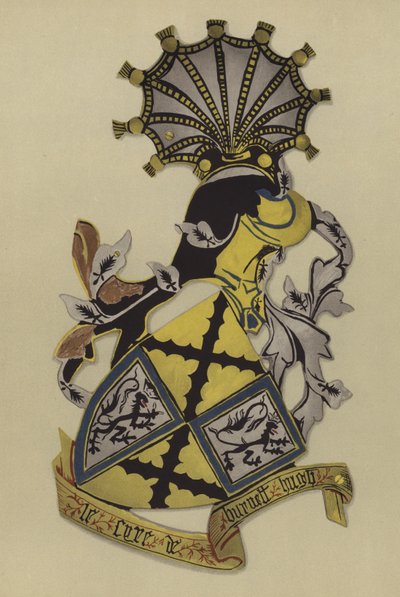 Sir Hugh Burnell, lord Burnell, 1406-1420 (chromolitho) av William St John Hope