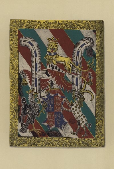 Sir John Beaufort, jarl av Kendal og jarl og hertug av Somerset, ca 1440-1444 (chromolitho) av William St John Hope