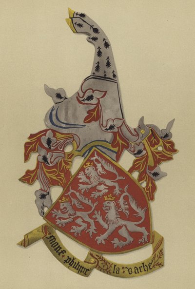 Sir Philip de la Vache, 1399-1408 (chromolitho) av William St John Hope