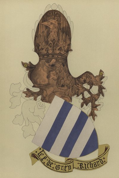 Sir Richard Grey, lord Gray av Codnor, 1404-1418 (chromolitho) av William St John Hope