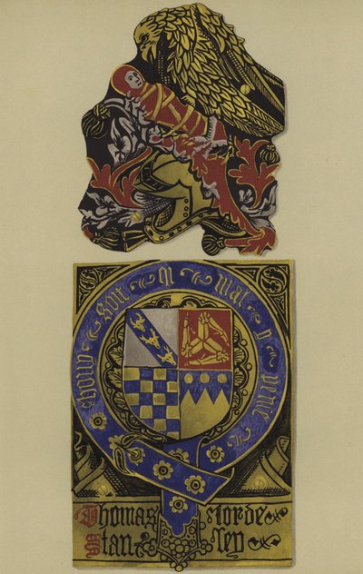 Sir Thomas Stanley, lord Stanley, jarl av Derby, 1483-1504 (chromolitho) av William St John Hope