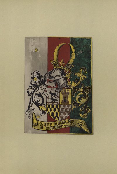 Sir Walter Blount, lord Mountjoy, 1472-1474 (chromolitho) av William St John Hope