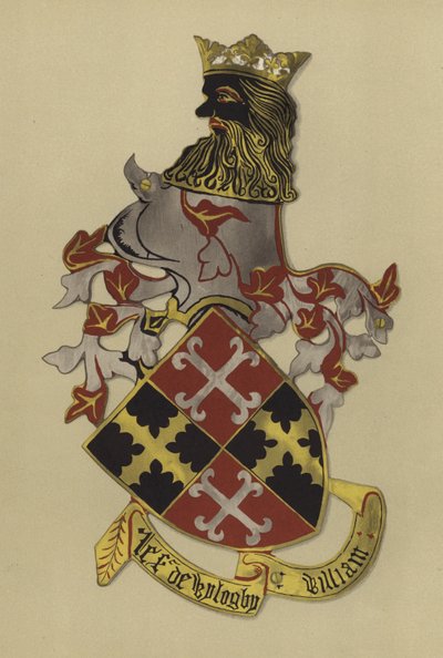 Sir William Willoughby, lord Willoughby dEresby, c 1400-1409 (chromolitho) av William St John Hope