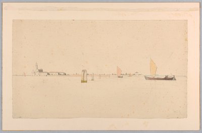 Studie av lagunen, Venezia, Italia av William Stanley Haseltine