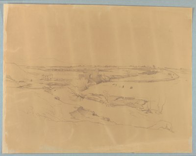 Studie av landskap av William Stanley Haseltine