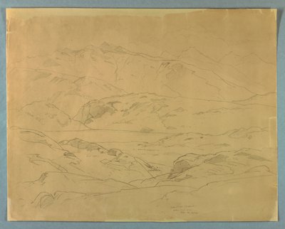 Studie av landskap av William Stanley Haseltine