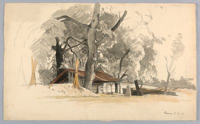 Studie av landskap, Baveno, Lago Maggiore, Italia av William Stanley Haseltine