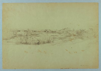 Studie av landskap, Ostia, Italia av William Stanley Haseltine