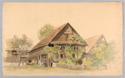 Studie av landskap, Sveits av William Stanley Haseltine
