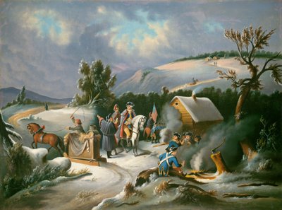 Washington ved Valley Forge, midten av 1800-tallet (olje på lerret) av William Stephen Coleman