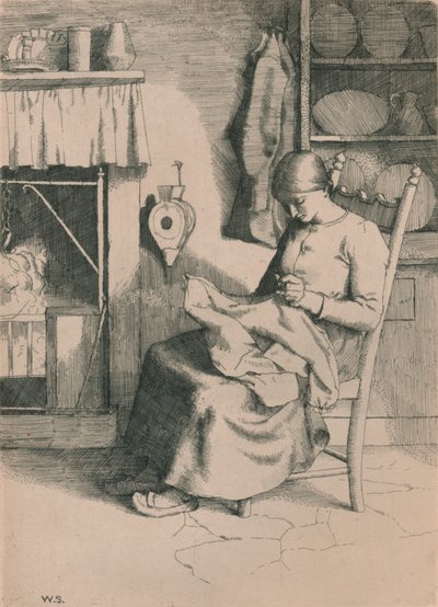 Barmhjertighet ved hennes arbeid, c1916 av William Strang