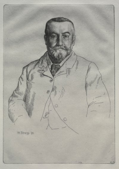 Portrett av H. Cock av William Strang