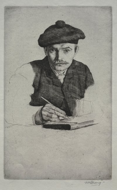 Selvportrett av William Strang