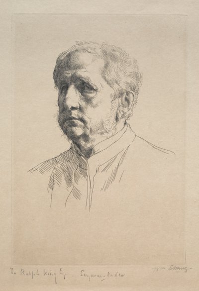 Sir Francis Seymour Haden, 1883. av William Strang