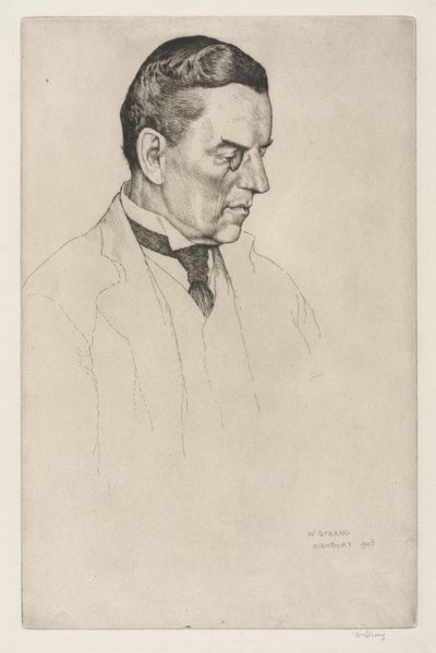 The Right Honorable Joseph Austen Chamberlain, 1903. av William Strang