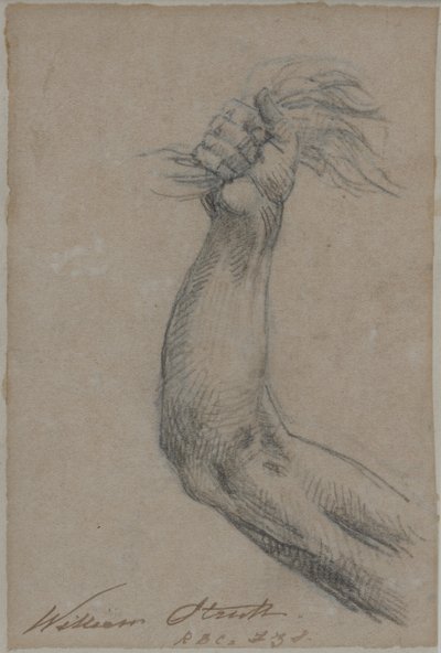 Studie for et tapt maleri av Hercules av William Strutt