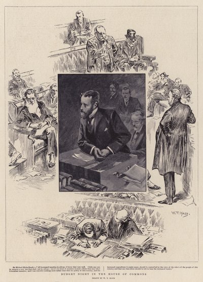Budsjettkveld i Underhuset av William T. Maud