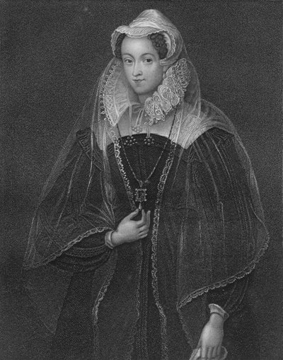 Mary, Queen of Scots, tidlig på midten av 1800-tallet. av William Thomas Fry