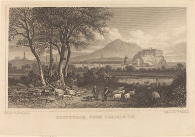 Edinburgh, fra Craigleith av William Tombleson after Thomas Hosmer Shepherd