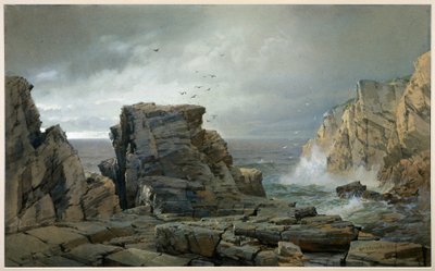 En steinete kyst av William Trost Richards