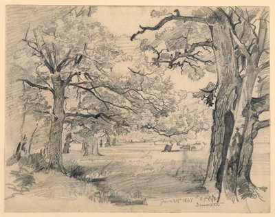 Landskap, Darmstadt av William Trost Richards