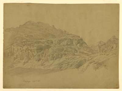 Landskap, Meiringen, Sveits av William Trost Richards