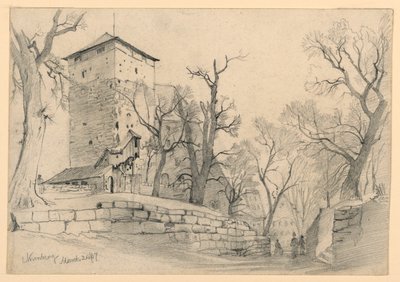 Nürnberg slott, Tyskland av William Trost Richards