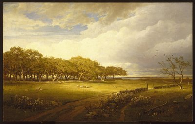 Gammel frukthage i Newport av William Trost Richards