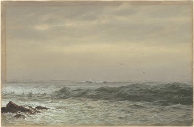 Steiner og Breaking Waves av William Trost Richards