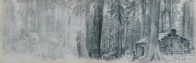 Skissebok med landskapsmotiver fra det nordvestlige Stillehavsområdet av William Trost Richards