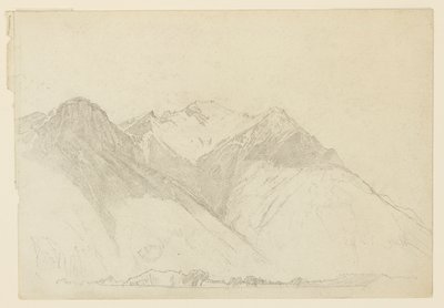 Studie av landskap av William Trost Richards