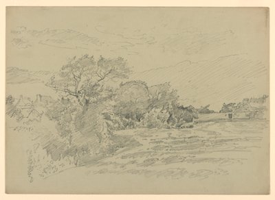 Studie av landskap av William Trost Richards
