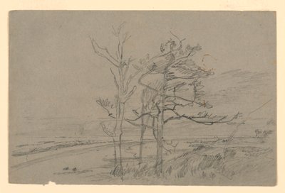 Studie av landskap av William Trost Richards