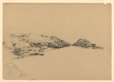 Studie av kysten, Rhode Island av William Trost Richards