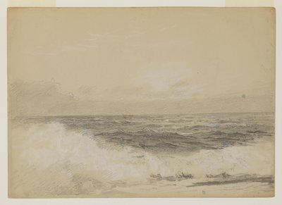 Studie av bølger av William Trost Richards