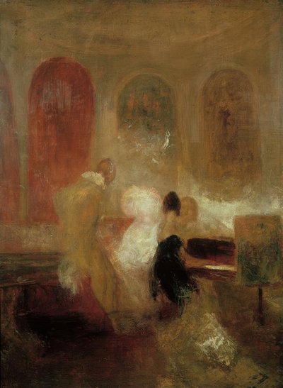 En musikkfest, East Cowes Castle (Musikk på East Cowes Castle av Joseph Mallord William Turner