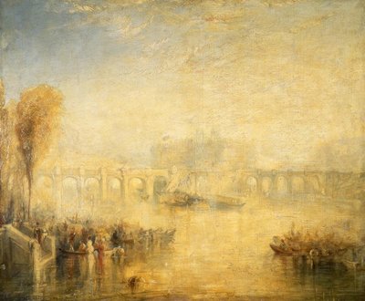 Utsikt over Pont Neuf i Paris av Joseph Mallord William Turner