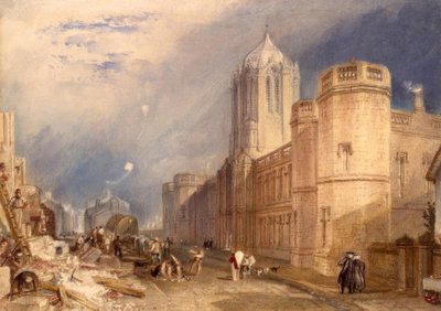 Christ Church College, Oxford av Joseph Mallord William Turner